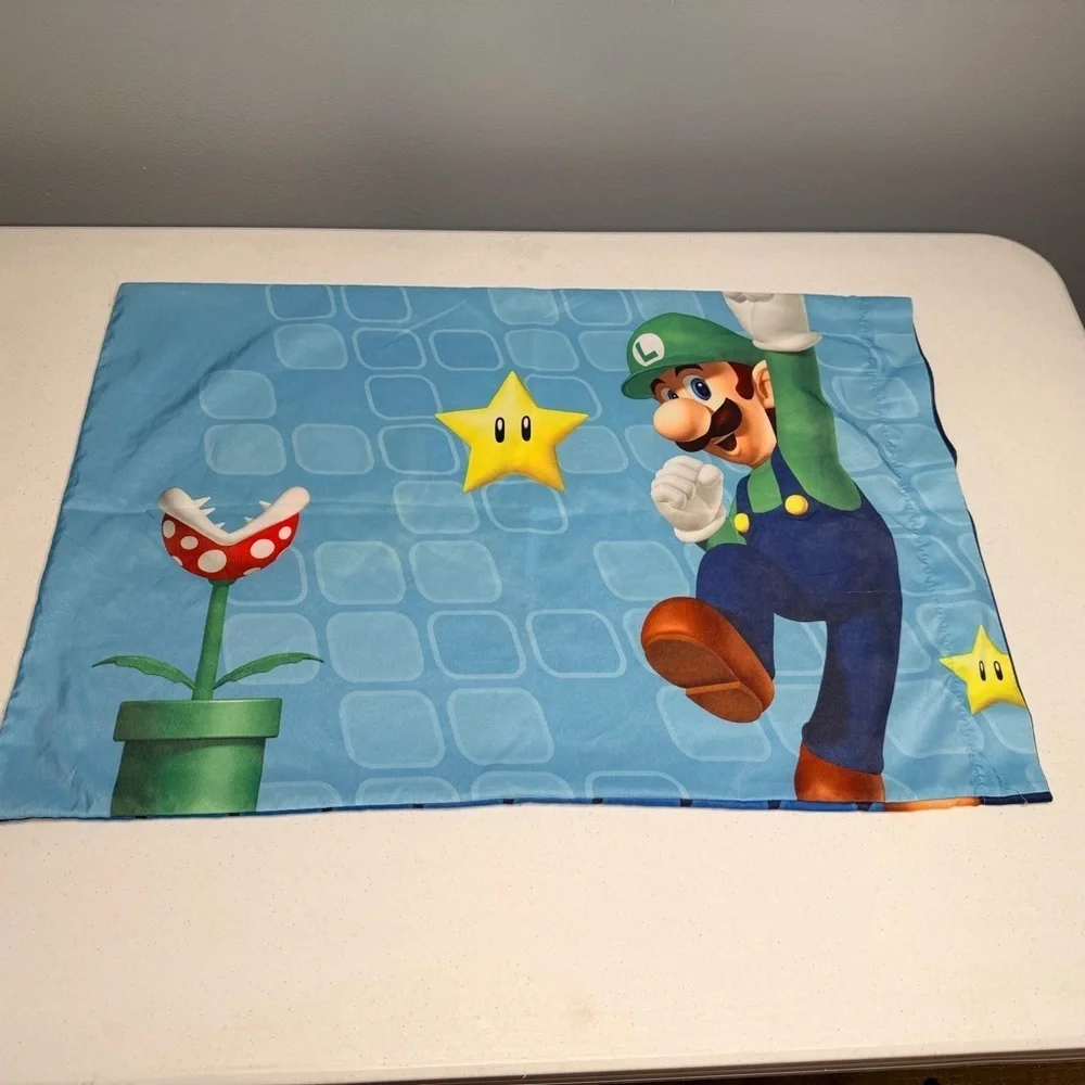 Pair of Super Mario Standard Pillowcases